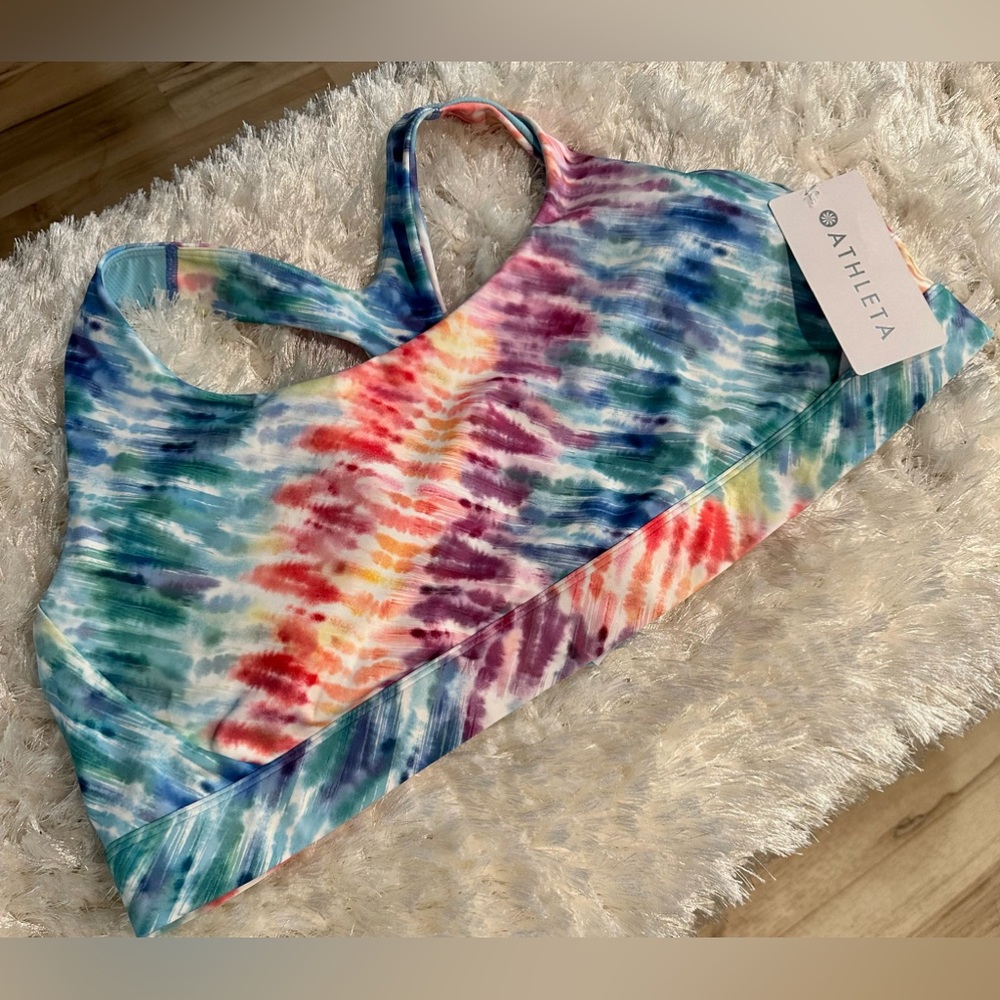 Athleta Tie-Dye Sports Bra- NWOT